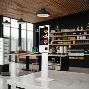 21 Nhà Hàng Nhanh Chóng Đặt Hàng Hệ Thống Máy Tính Để Bàn Cảm Ứng Đứng Kds Màn Hình Sức Khỏe <span class=keywords><strong>Kiosk</strong></span> Máy Tính Bảng Cho Thực Phẩm Cửa Sổ Nhanh Tiền Mặt Cho Vay Không Có Tín Dụng - Product Image 4