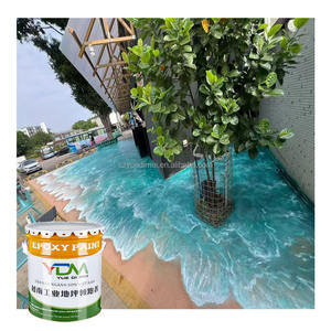 Resina Epóxi Autonivelante e Resistente a Arranhões com Revestimento Metálico para Aplicação com Pincel, Livre de Solventes e Não VOC para Pisos de Arte 3D - Product Image 2