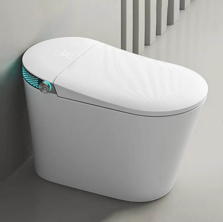 High end modern bathroom auto open cover wc elettrico intelligente wc wc automatico intelligente con sistema di aromaterapia