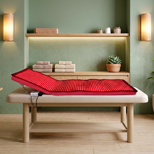 Couverture de luminothérapie rouge et infrarouge pour favoriser la relaxation et le bien-être, soulagement de la douleur, couverture de luminothérapie rouge pour le corps entier - Product Image 1