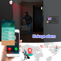 KERUI W184 Tuya keamanan rumah 4G WIFI sistem Alarm nirkabel Sensor pintu gerak inframerah detektor PIR sirene Alarm anti-maling