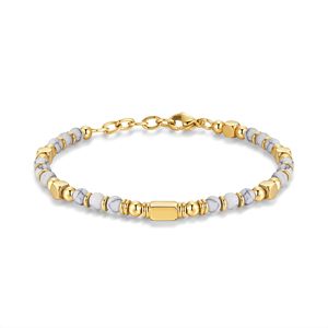 Wholesale Customizable Classic Natural Stone Unisex Stretch Beaded <b>Bracelet</b> Rose Quartz <b>Amethyst</b> Stainless Steel Beads Gift - Product Image 5