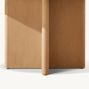 Thiết Kế Mới Hiện Đại Sang Trọng Rắn Gỗ Tếch Đồ Nội Thất Khách Sạn Vườn Phòng Ăn Vòng Ngoài Trời Bàn Ăn - Product Image 5