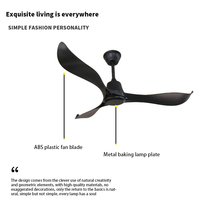 Ventilateur de plafond à moteur DC BLDC avec télécommande, haut débit d'air, économie d'énergie, électrique, pour chambre à coucher, salon, maison, hôtel