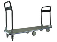 Carretilla de Plataforma Manual de Aluminio de Cuatro Ruedas, 300 kg, Industrial, para Compras, OEM FW-99CAC, Práctica