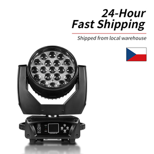 Sân khấu chuyên nghiệp <span class=keywords><strong>19x15W</strong></span> di chuyển đầu đèn RGBW 4in1 Zoom mắt ong dẫn di chuyển đầu ánh sáng - Product Image 1