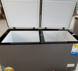 Congélateur coffre double porte OEM 405L pour usage domestique et commercial, réfrigérateur de grande capacité, appareils électroménagers en gros - Product Image 2