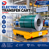 Chariot de transfert électrique sans rail homologué CE, 10 tonnes, 20 tonnes, à batterie, pour atelier, manutention de matériaux lourds