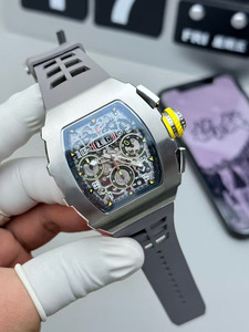 <strong>2026</strong> Multi-functional Skeletonized <strong>Top</strong>-quality Luxury Silver Tourbillon Waterproof Automatic <strong>Mechanical</strong> Men's <strong>Watch</strong> - Product Image 5