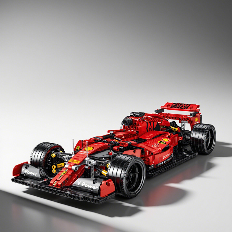 1:8 Moc MORK 023005 приложение R/C Программирование скорости суперкар F1 гоночная технология формула модель детские игрушки набор строительных блоков подарок
