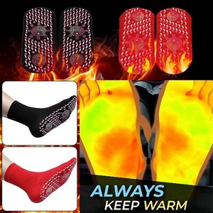Epsilon <strong>tourmaline</strong> magnetic self heating ankle <strong>socks</strong> for self-heating circulation bio compression magnetic point health <strong>socks</strong> - Product Image 2