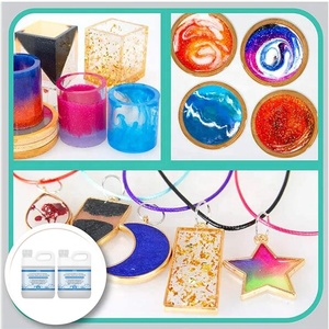 Kristal temiz epoksi reçine zanaat malzemeleri tezgahı epoksi reçine yeni başlayanlar için toksik olmayan üretici epoksi reçine döküm kiti - Product Image 2