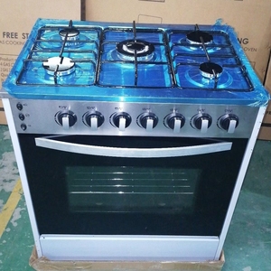Cuisinière à <span class=keywords><strong>gaz</strong></span> autonome <span class=keywords><strong>5</strong></span> brûleurs 30 pouces avec <span class=keywords><strong>four</strong></span>, <span class=keywords><strong>four</strong></span> à rôtisserie et éclairage pour usage domestique - Product Image 1