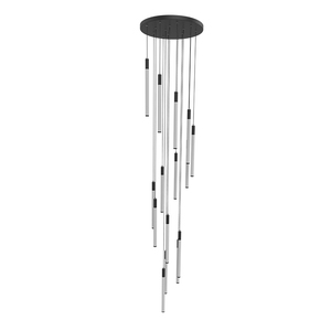 LED modernes hall d'hôtel lustres design moderne villas escalier en colimaçon éclairage décoratif aérien lustres personnalisés - Product Image 2