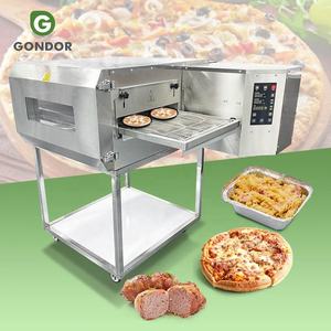 Forno a Nastro per Pizza a Catena Horno Para De Cinta Pizza a Gas De Banda Mini Transportador - Product Image 1