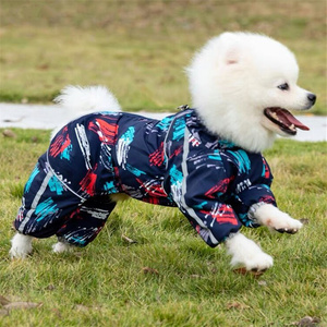 Grueso impermeable perro mono cremallera nieve perro abrigo impermeable chaqueta de invierno ropa para perro macho - Product Image 2