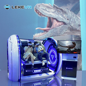 Simulateur de cinéma LEKE VR à <span class=keywords><strong>2</strong></span> places, machine de réalité virtuelle, centre de jeux de réalité virtuelle, simulateur de chaise à œufs en mouvement 9D VR - Product Image 1