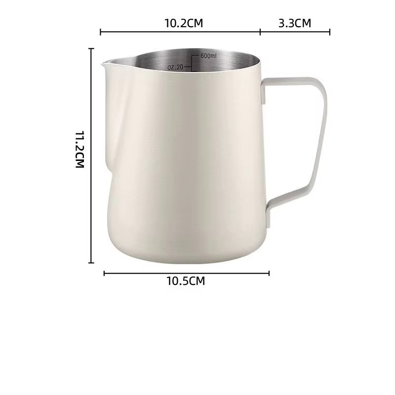 silver color sharp spout 600ml