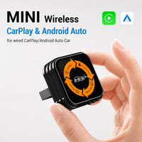 Dongle portable sans fil CarPlay 4-en-1, Android Auto, AirPlay, mise à niveau multimédia intelligente pour voiture, logo personnalisé, partenaire de marque, OEM