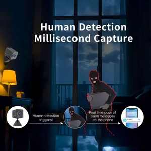 迷你 3MP 无线家用 IP 摄像机，带 CMOS 传感器、H.265 夜视功能、Wi-Fi、电池供电、运动检测、云存储功能 - Product Image 5