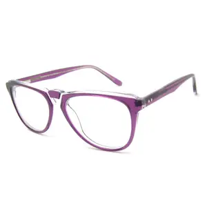 Lüks asetat optik gözlük çerçeve kadınlar için yüksek kalite özel Logo gözlük gözlük
