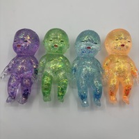 Poupée Bébé Natasha Mignonne de 14 cm, Remplie de Paillettes Scintillantes, Extensible, en Maltose à Remontée Lente, Jouet Anti-Stress Squishy – Entrepôt USA