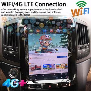 Navegador GPS para Auto Estilo Tesla con Android 13, 128GB, Pantalla de 12.1 Pulgadas para TOYOTA LAND CRUISER LC200 2008-15, Radio, Reproductor Multimedia - Product Image 3