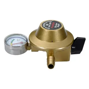 Regulador de gas lpg, reguladores reductores de presión con manómetro