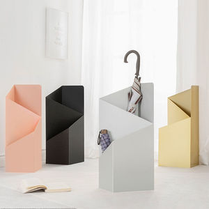 ที่วางร่มแบบติดผนังพลาสติกทันสมัย ความจุด้านเดียว สำหรับบ้าน สำนักงาน โรงแรม ทางเข้าบ้าน ที่จัดเก็บของ - Product Image 1