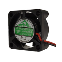Ventilateur axial DC 2510 à haute vitesse avec double roulement à billes, mini ventilateur de refroidissement pour phare de voiture, mini module de commande d'onduleur