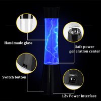 Offres Spéciales classique nébuleuse tonnerre foudre boule magique veilleuse Plasma orbe prise puissance Ion verre lumineux Plasma lumière