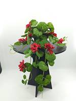 Großhandel 40cm Künstliche Perilla-Blatt-Pflanze im Topf Bonsai-Baum Immergrüne Hängepflanzen für Hotels Lounges Weihnachtsdekoration