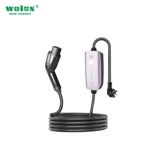 New 3.5 7KW GB Type 2 EV Charging Pile IP63 Rated CE/TUV Certified AC/DC Output Portable EV Charger