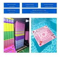 Table de Mahjong flottante pour adultes 369 JW-620 en EVA pour parcs aquatiques et piscines, table de jeu mobile en mousse pour l'extérieur