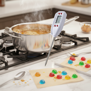 Thermomètre numérique LCD classique SW 2025 alimenté par USB pour la viande, les bonbons, la cuisine, le barbecue, thermomètre intelligent pour la maison - Product Image 3