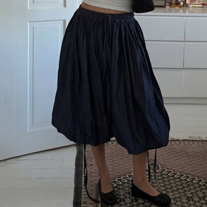 Pantalones de Mujer de Color Sólido con Cordón Ajustable, de Talle Bajo, Pierna Ancha, Tejidos, de Corte Relajado, Casuales, para Uso Diario - Product Image 2
