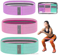 Bandes de résistance circulaires pour les hanches en tissu élastique de nylon, réglables, pour l'entraînement à domicile, la musculation et les exercices des fessiers, de la marque Onestar Sports