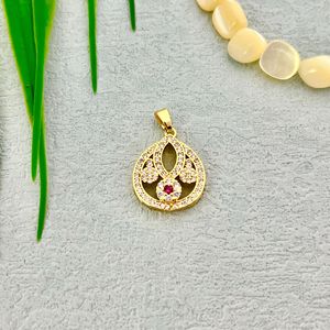 Colgante en Forma de Lágrima con Incrustaciones de Circonio, Engaste de Puntas, Joyería para Uso Diario de Mujer, Colgante Individual - Product Image 5