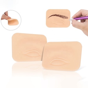 Nuevos <span class=keywords><strong>ojos</strong></span> 3D piel de silicona para cejas <span class=keywords><strong>Microblading</strong></span> permanente artista tablero SPMU ceja práctica maquillaje accesorio - Product Image 2