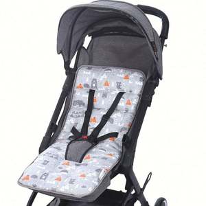 Nouveau coussin de poussette respirant à motifs, rembourrage en coton chaud - Product Image 3