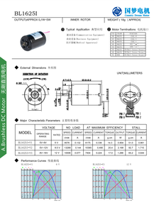 Motor de CC en Miniatura BL1625I-V1 de 6V, Rango de Funcionamiento de 5-9V, Motor de Alta Velocidad de 6175 <span class=keywords><strong>R</strong></span>/min para Piezas Automotrices y Equipos Industriales - Product Image 6