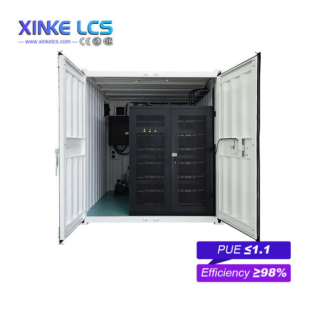 Xinke Intelligent 36 Positions Liquid Cooling Container Server Cabinet High Efficiency Heat Dissipation System Server Network