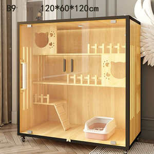 Meubles <span class=keywords><strong>de</strong></span> luxe pour animaux <span class=keywords><strong>de</strong></span> compagnie grand multi-taille confortable chat dormir <span class=keywords><strong>maison</strong></span> <span class=keywords><strong>de</strong></span> <span class=keywords><strong>repos</strong></span> en verre massif Villa Cage stable élégant maisons pour animaux <span class=keywords><strong>de</strong></span> compagnie - Product Image 5