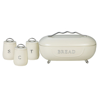 Boîte à pain en fer pour comptoir de cuisine avec joint d'étanchéité et design isolé, durable et portable pour une utilisation domestique moderne
