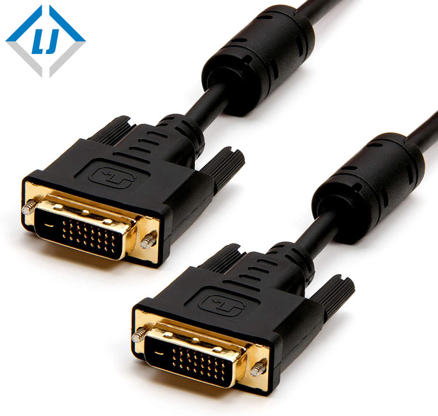Factory  Price 2560*1600 DVI-D Male to Male Video Cable DVI 24+1 Dual Link