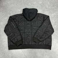 Veste à capuche pour homme en coton rembourré de haute qualité, nouvelle conception hiver 2025, poids lourd, fermeture éclair