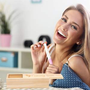 अनुकूलित गर्भावस्था परीक्षण लकड़ी के परिदान बॉक्स लकड़ी के बच्चे ने दादी के लिए घोषित बॉक्स - Product Image 5