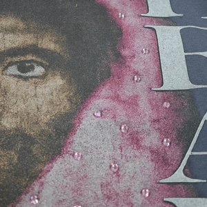 <span class=keywords><strong>Custom</strong></span> Ripped Distressed <span class=keywords><strong>T-shirts</strong></span> 100% katoen streetwear gebreide <span class=keywords><strong>rhinestone</strong></span> boxy fit cropped tee <span class=keywords><strong>t-shirts</strong></span> voor heren - Product Image 2