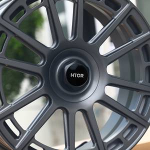 Кованые диски HTOR, матовые серые, с многоспицевым дизайном и вырезами, 18/<span class=keywords><strong>19</strong></span>/20/21 дюйм, 5x112 5x114.3, подходят для Golf GTI, M3, Civic - Product Image 4