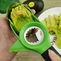 3-In-1 Avocado Cutter Multifunctionele Fruit Corer Avocado Plukgereedschap Avocado Snijmachine Fruit Groente Gereedschap Voor Keuken